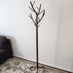 Brand New Bronze Metal Coat Rack 