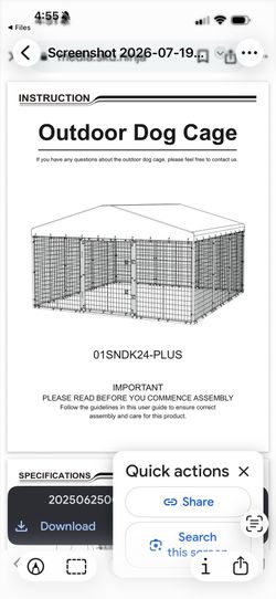 DOG KENNEL NEW