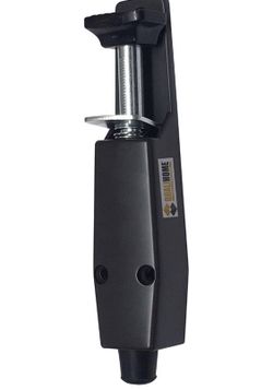 Heavy Duty Spring Loaded Step Down Door Holder/Stopper, 8 Inch, (Duranodic Bronze Finish)