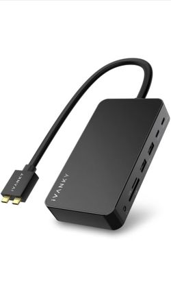 iVANKY FusionDock 1 MacBook Pro Docking Station with 150W Power Adapter, 12-in-2 Dual 4K@60Hz Monitor Dock for MacBook M1/M2/M3 Pro/Max Display Dock 2