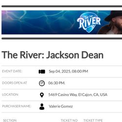 Jackson Dean Tickets