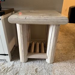 Solid Wood Adobe Style End Tables