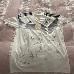 Germany, 2018 home jersey autographed by all national team players