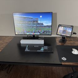 Powder Coated Wooden Table