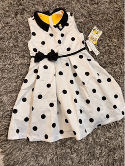 Disney Minnie Mouse Girls Polka Dot Dress
