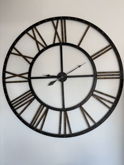 Huge Metal Clock 