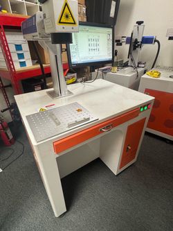 30W MAX Fiber Laser Engraver – 200x200mm Large Work Area – Cabinet Style – EzCad2