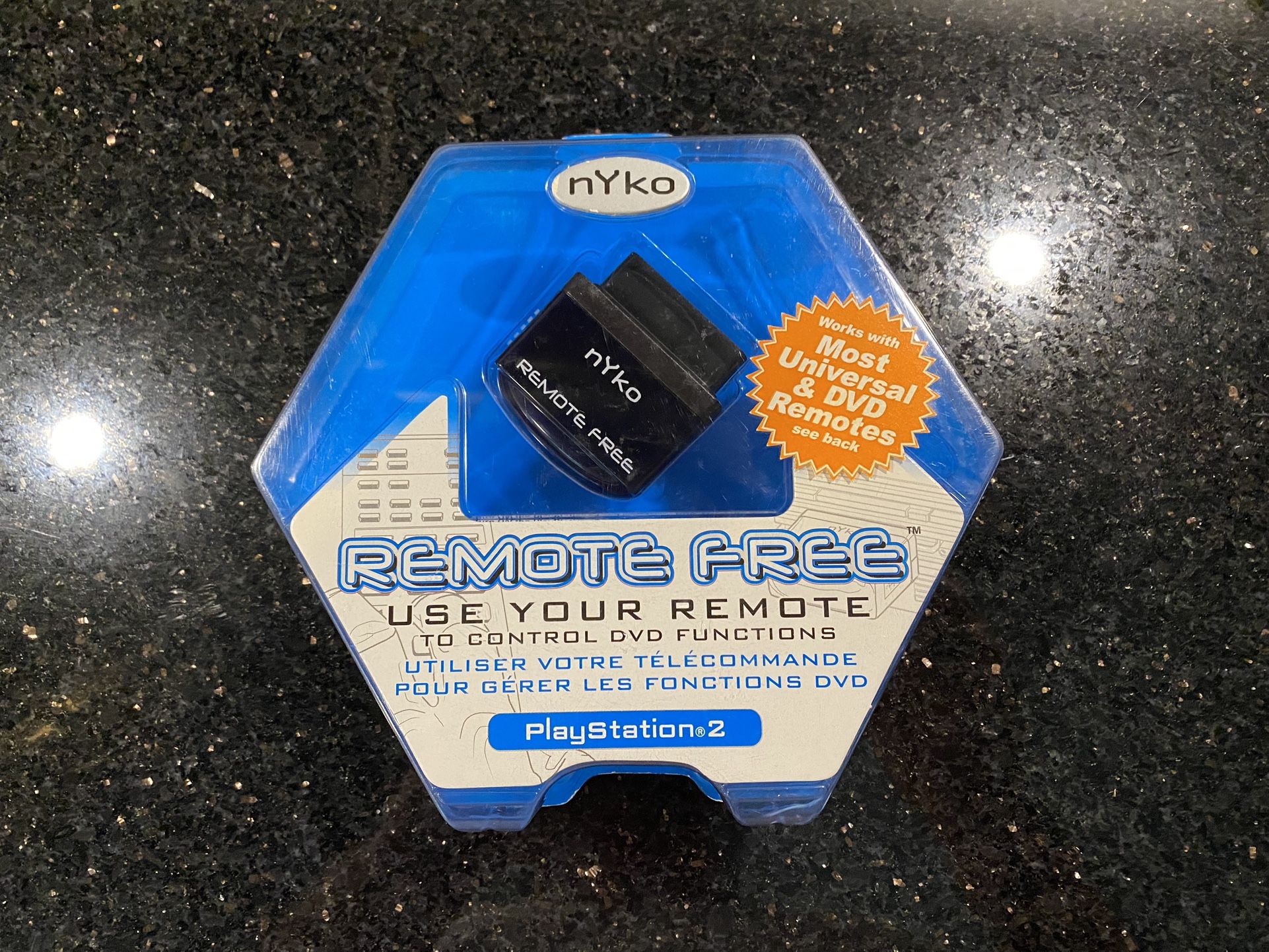 NYKO Remote Free Use Your Remote to Control DVD Functions on PS2 NEW