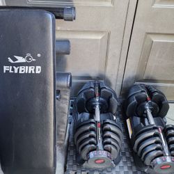 Bowflex 90lbs Adjustable Foldable bench