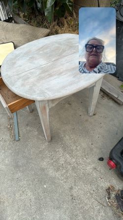 Small wooden table