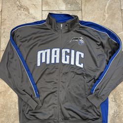 Majestic Orlando Magic Warm Up Track Jacket Full Zip Size 4x 