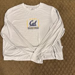 NCAA Cal Golden Bears UC BERKELEY Gray Longsleeve T shirt XL Rivalry Threads 91