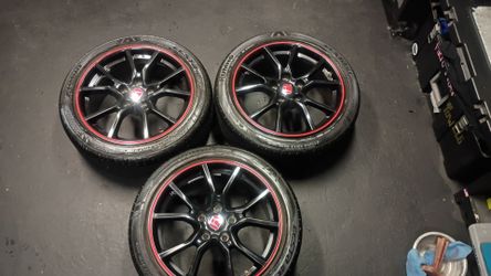 17 inch rims and tires ( ONLY 3 )
