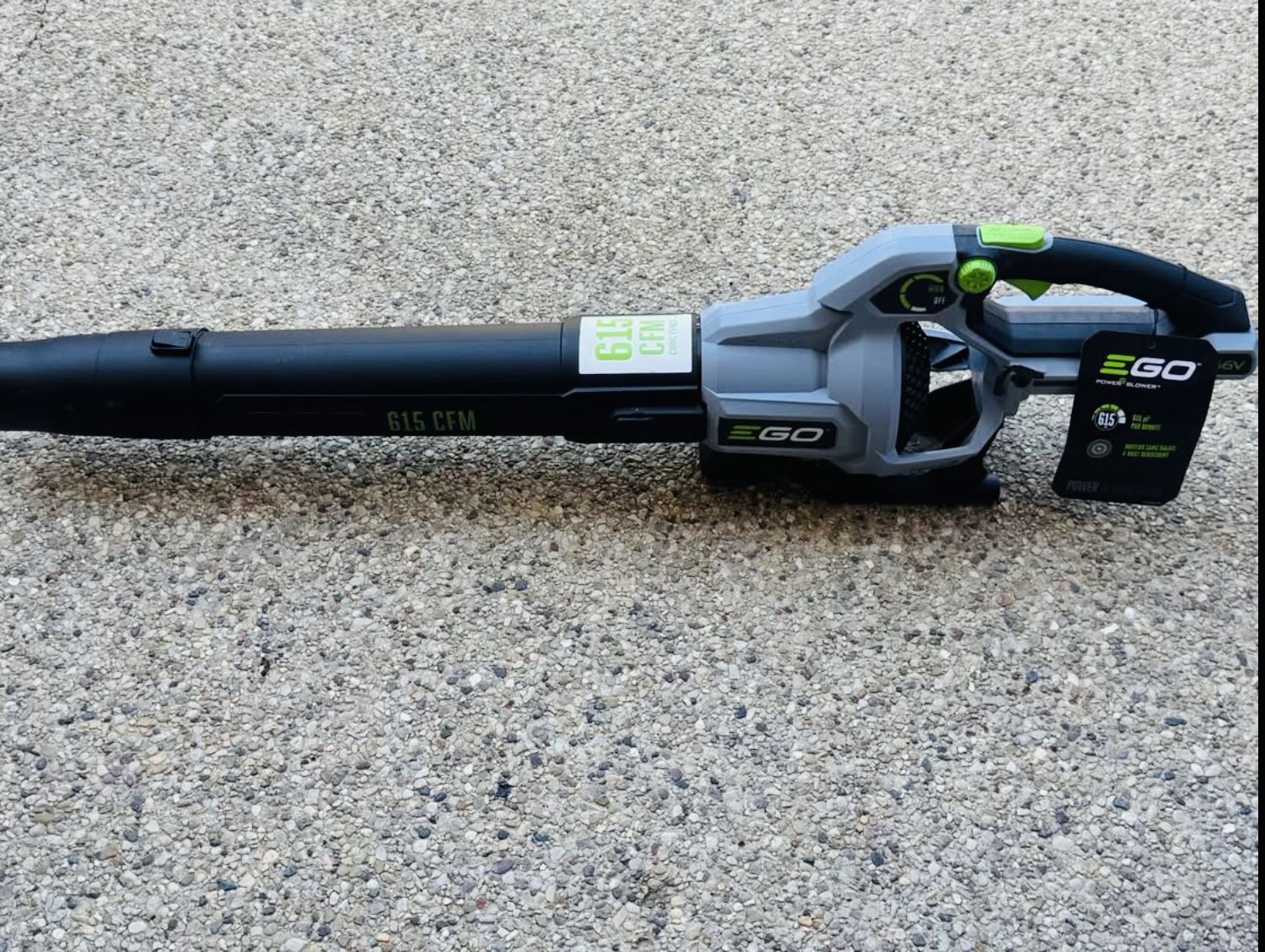 EGO Power+ 56-volt 615-CFM 170-MPH Battery Handheld Leaf Blower Battery Not Included Charger Not Inc