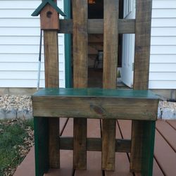 Decorative Porch Or Deck Bench. 20" X 8" X  35". 