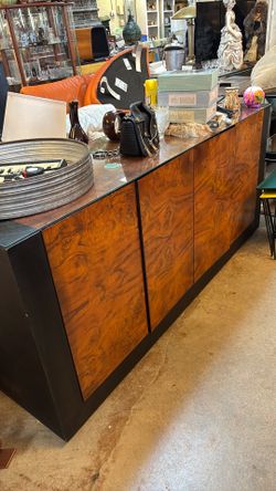 Mid century credenza burlwood