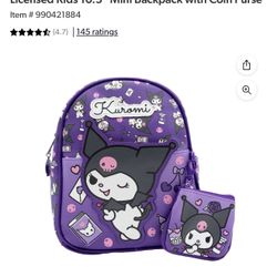 Purse Backpack Hello Kitty Or Kuromi