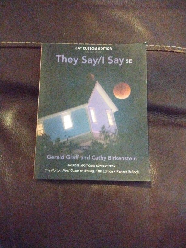 UCSD They Say/ I Say Text Book
