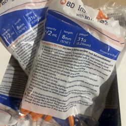 Single Use Insulin Syringes 