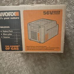 56 v Max lithium (wa3555) 4 New Battery’s 