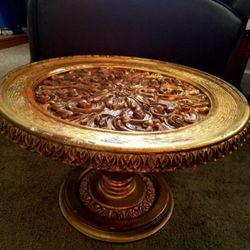 Gold Medallion Table