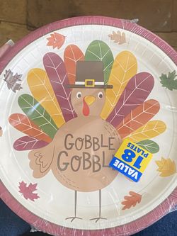 Thanksgiving Paper Plates