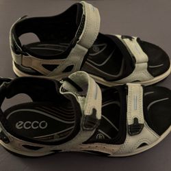 Ecco Yucatan Walking Sport Sandals Womens Size EU 40 US 9 - 9.5 - Green Multi