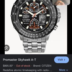 Eco Drive Skyhawk Watch 