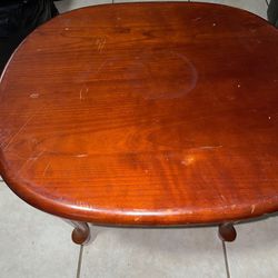Mahogany Solid Wood Round End Table