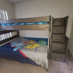 Pure Wood Bunk Bed