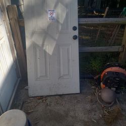   Metal Enrty/ Garage Side Entrance Door 34"