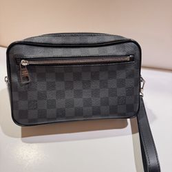 Louis Vuitton Toiletry Damier Leather Pouch Bag