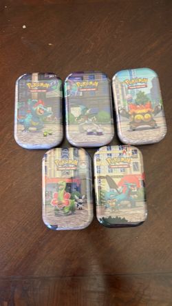 Pokemon Lumiose City Mini Tins - Set of 5