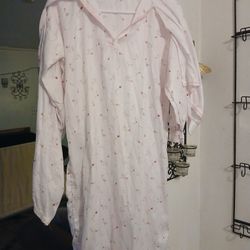 Womens Med Nighty With Attached Scarf