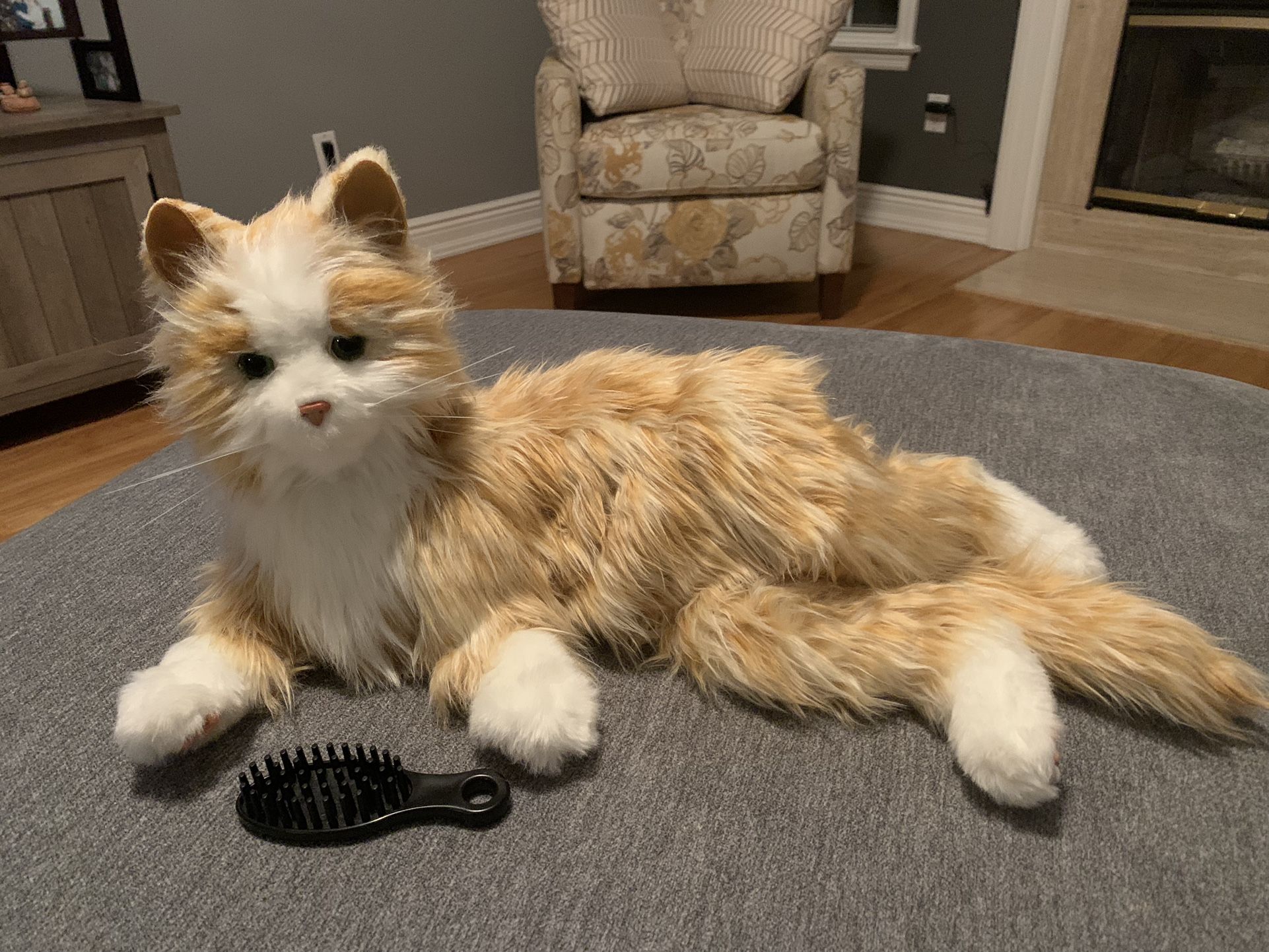 JOY FOR ALL Interactive Companion Pet Orange Tabby Cat for