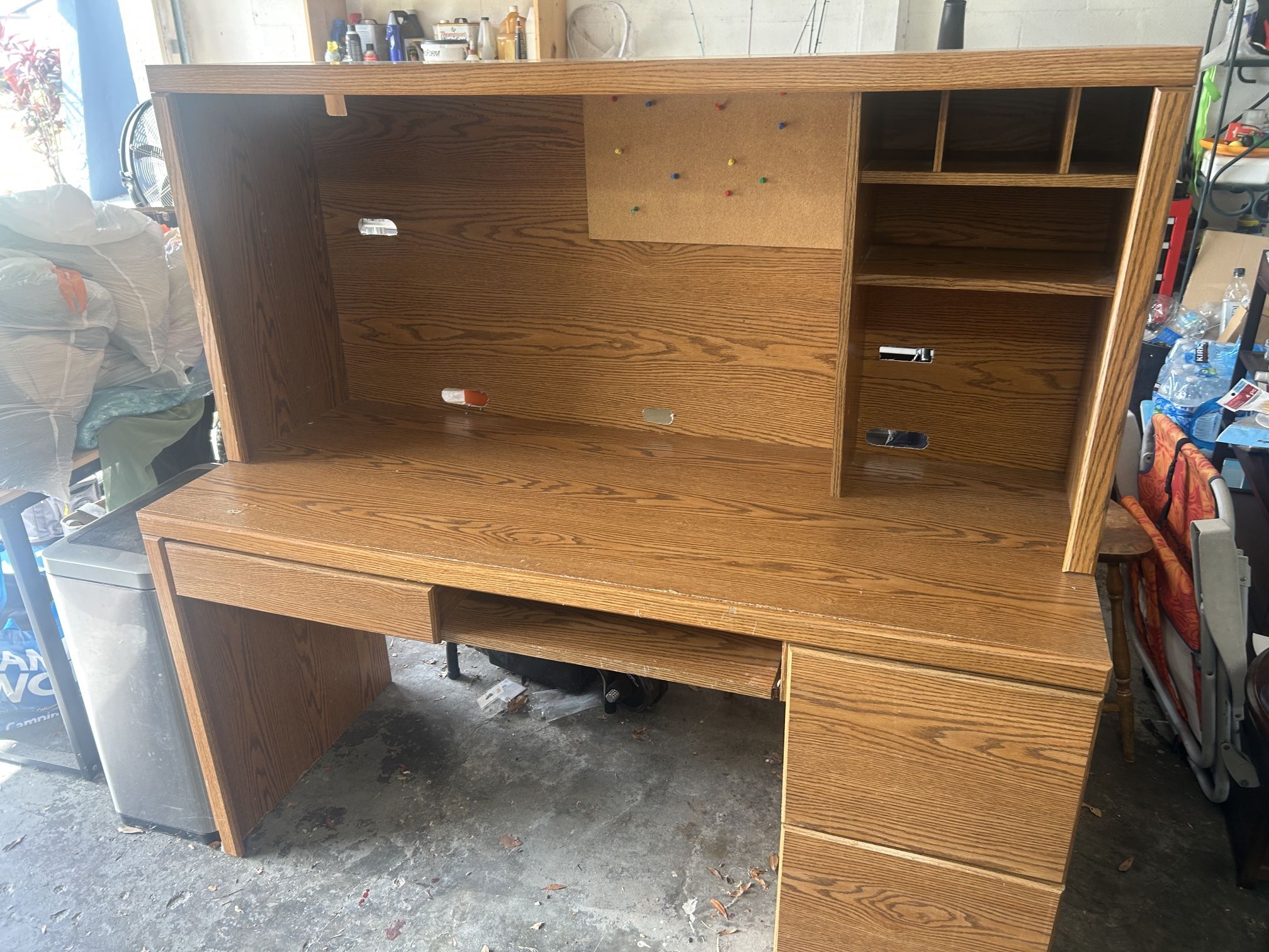 Wood Computer Desk