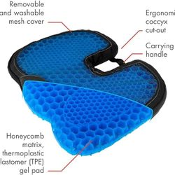 Comfy Gel Coccyx Cushion Gel Seat Cushion