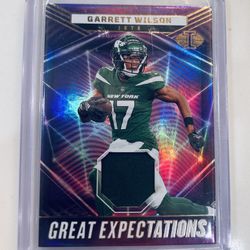 2023 Panini Illusions Garrett Wilson Great Expectations ROOKIE PATCH RC #GE-GWI