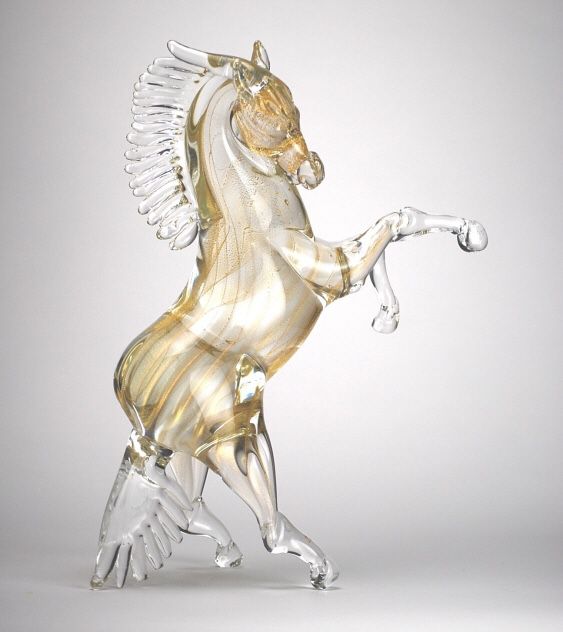 Murano glass horse 