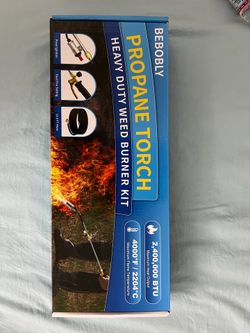 BEBOBLY Propane Weed Burner Torch Kit – 11.5 ft Hose – $18 Each