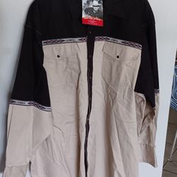 Vintage Wrangler Rustler Pearl Snap Western Shirt 