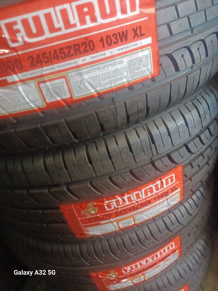 FULRUN 245/45/20/ New Four Tires Also We Have Used Tires On Especial Prices