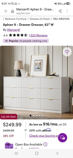 Dresser  new in box