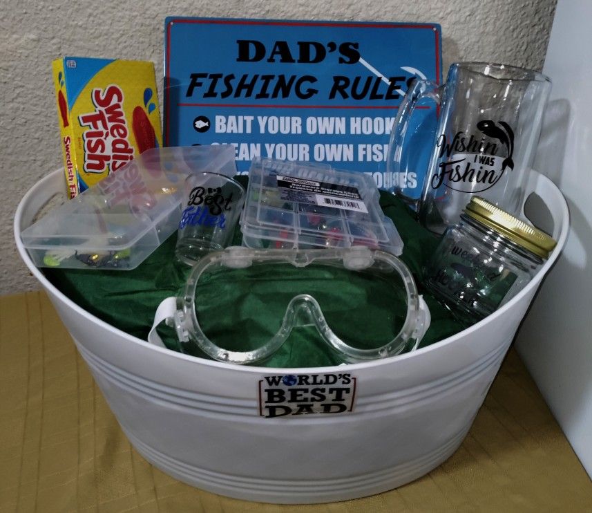 Father's Day Fishing Gift Basket ( Located In Modesto)