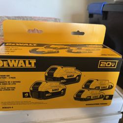 Dewalt 20v 4 Pack Lithium Ion Battery
