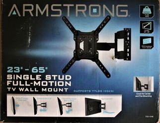 Full-Motion TV Wall Mount 23"-65"
