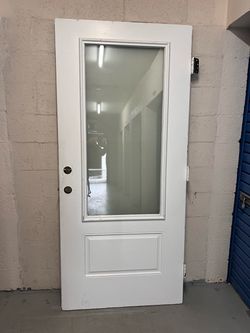 36x79 impact fiberglass door