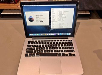 MacBook Pro Retina 13" (Mid-2014) — i5, 16GB RAM, 512GB SSD + Charger