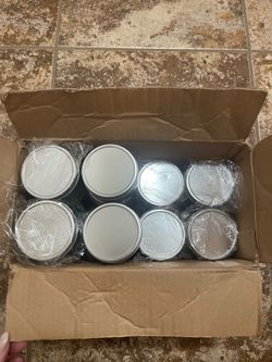 Small Round Tin Cans