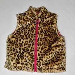 Animal Print Reversible Vest